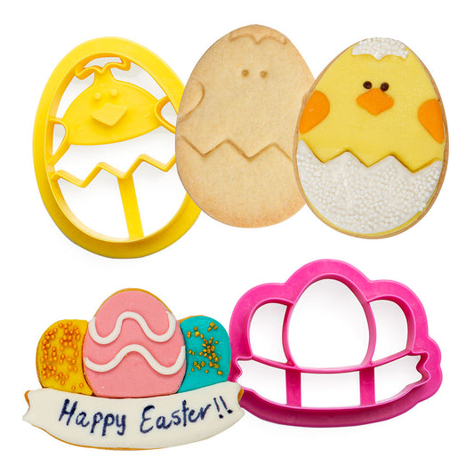 Decora Chick & Eggs Cookie Cutters