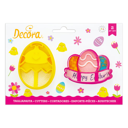 Decora Chick & Eggs Cookie Cutters