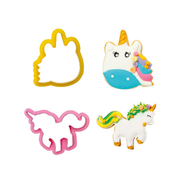 Decora Magic Unicorns Cookie Cutters