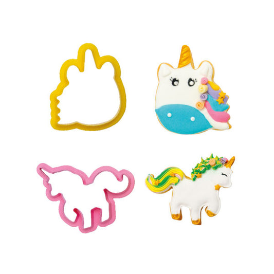 Decora Magic Unicorns Cookie Cutters