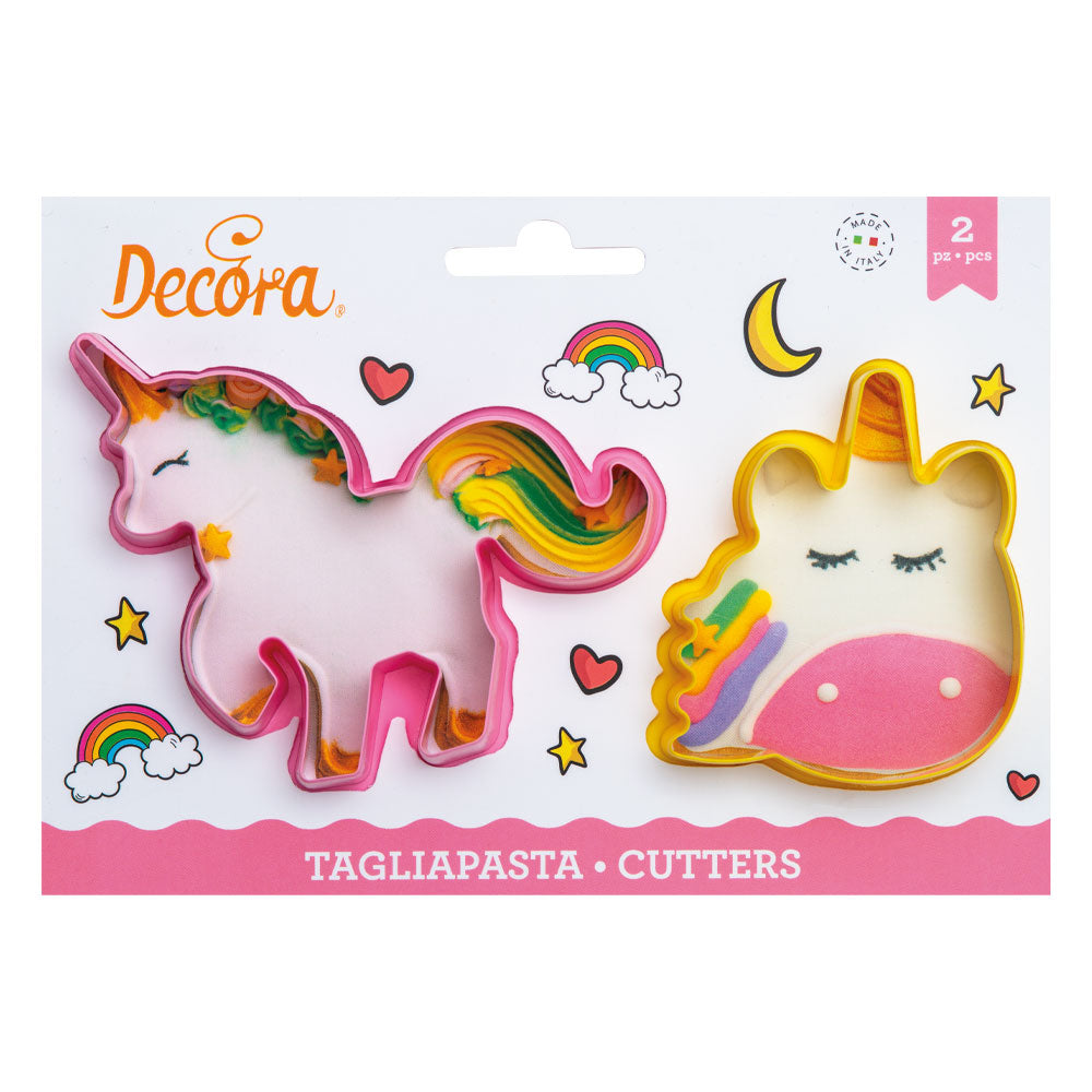 Decora Magic Unicorns Cookie Cutters