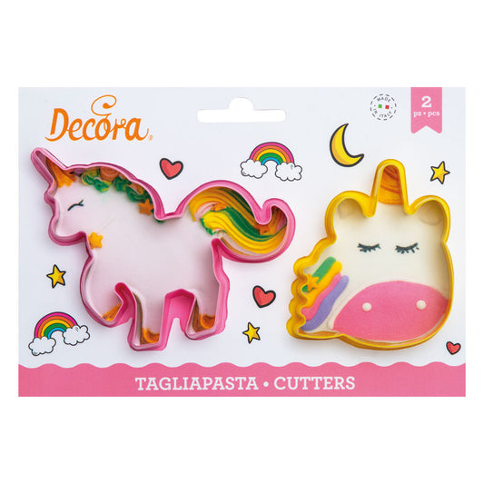 Decora Magic Unicorns Cookie Cutters