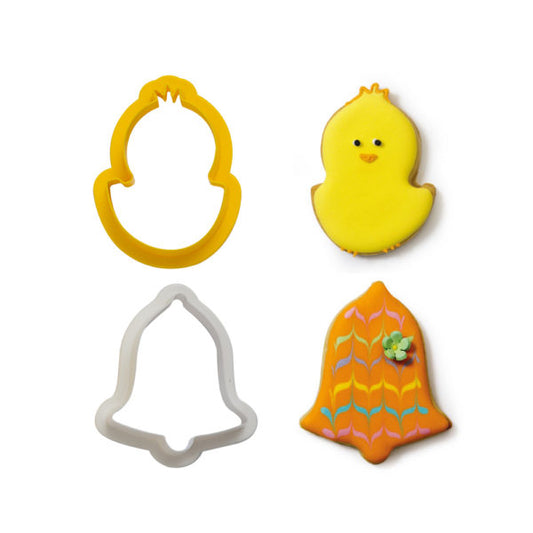 Decora Chick & Bell Cookie Cutters