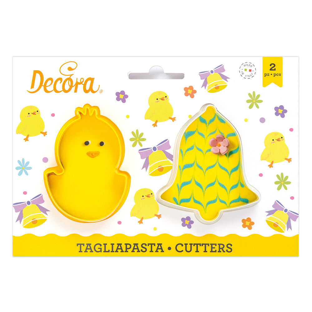 Decora Chick & Bell Cookie Cutters