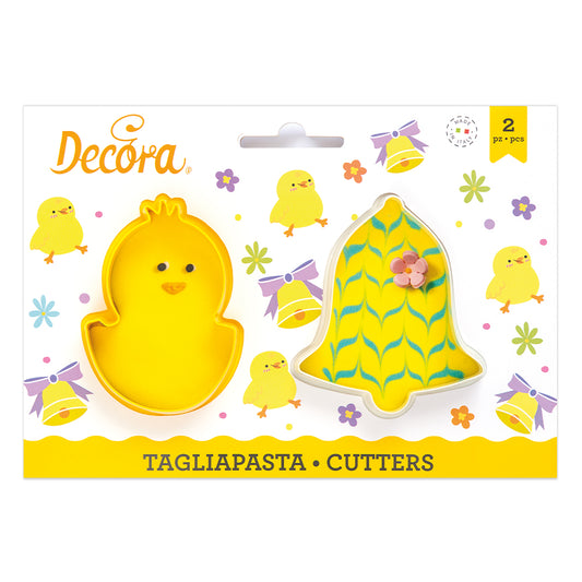Decora Chick & Bell Cookie Cutters