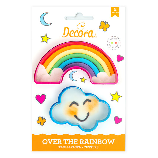 Decora Rainbow & Cloud Cookie Cutters