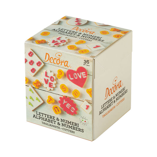 Decora Small Letters & Numbers Cutters
