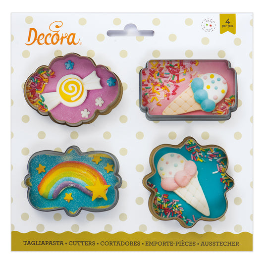 Decora Mini Frames Cookie Cutters
