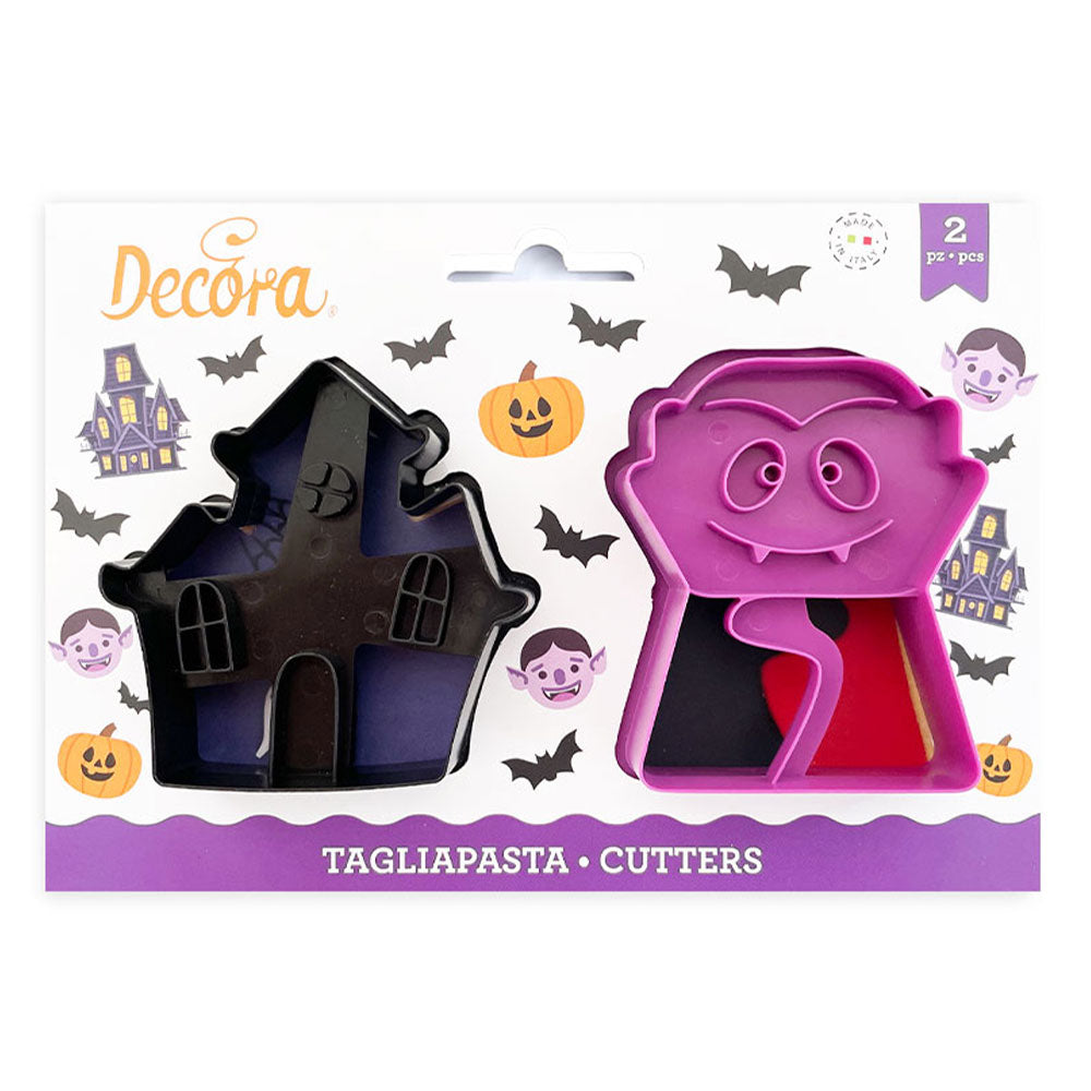 Decora Vampire & Haunted House Cookie Cutters