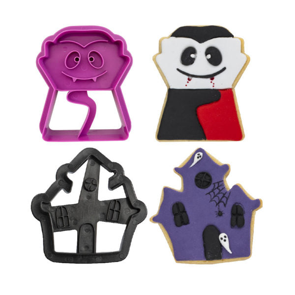 Decora Vampire & Haunted House Cookie Cutters