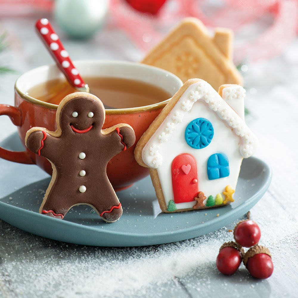 Decora Gingerbread Man & House Cookie Cutters
