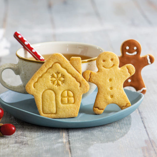Decora Gingerbread Man & House Cookie Cutters