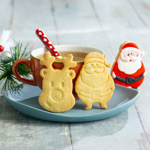 Decora Santa & Reindeer Cookie Cutters