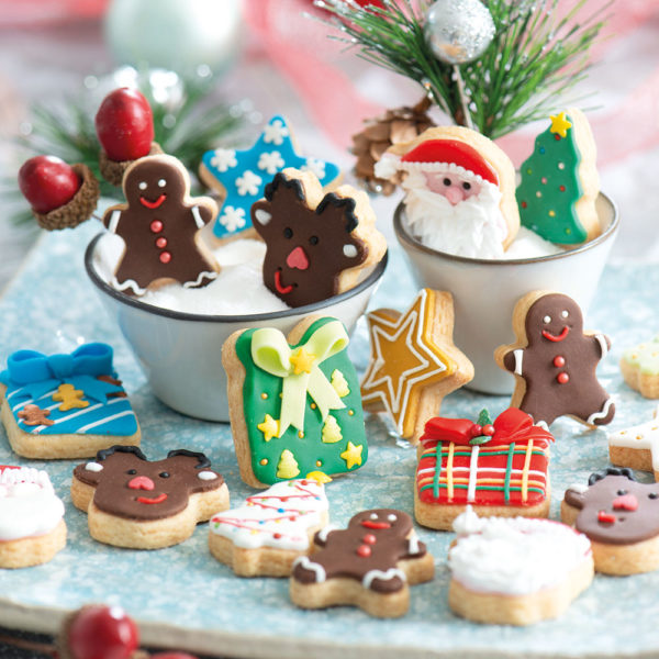 Decora Mini Christmas Cookie Cutters