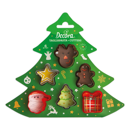 Decora Mini Christmas Cookie Cutters