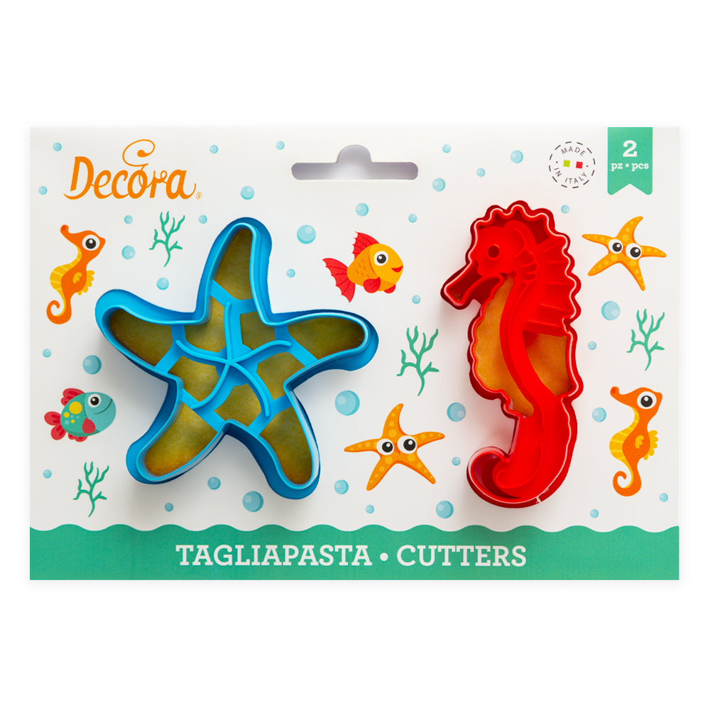 Decora Starfish & Seahorse Cookie Cutters
