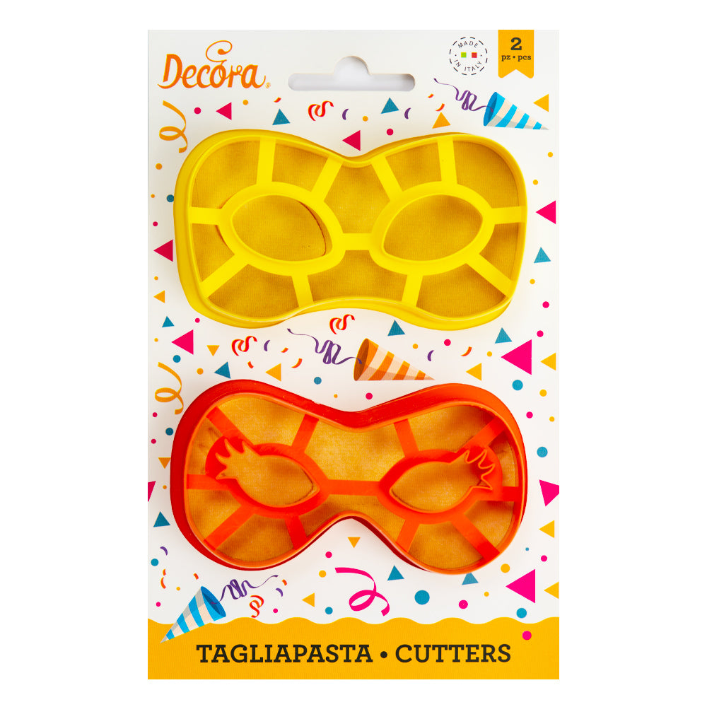 Decora Carnival Masks Cookie Cutters