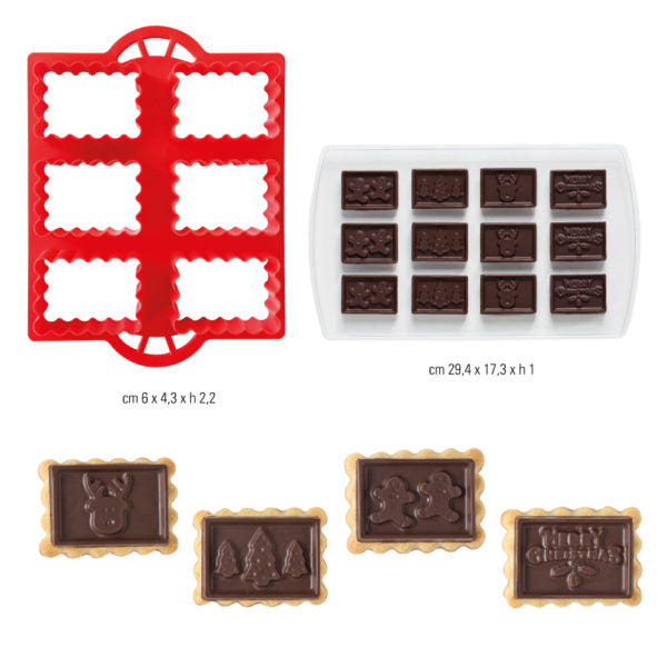 Decora Christmas Chocolate Cookie Cutters