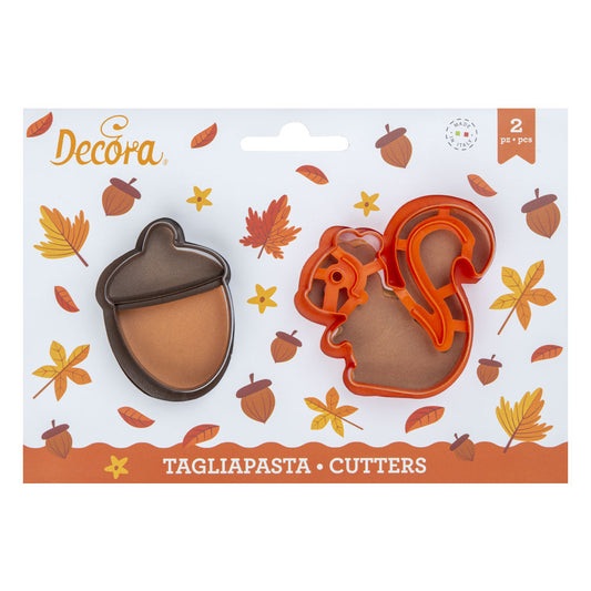 Decora Squirrel & Acorn Cookie Cutters