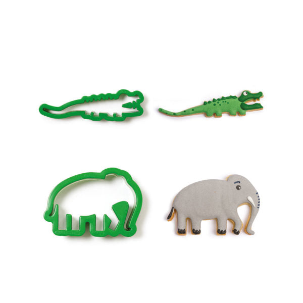 Decora Crocodile & Elephant Cookie Cutters