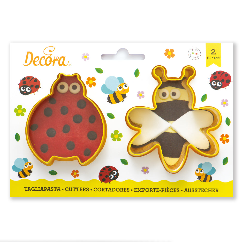 Decora Ladybug & Bee Cookie Cutters