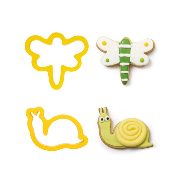 Decora Dragonfly & Snail Cookie Cutters