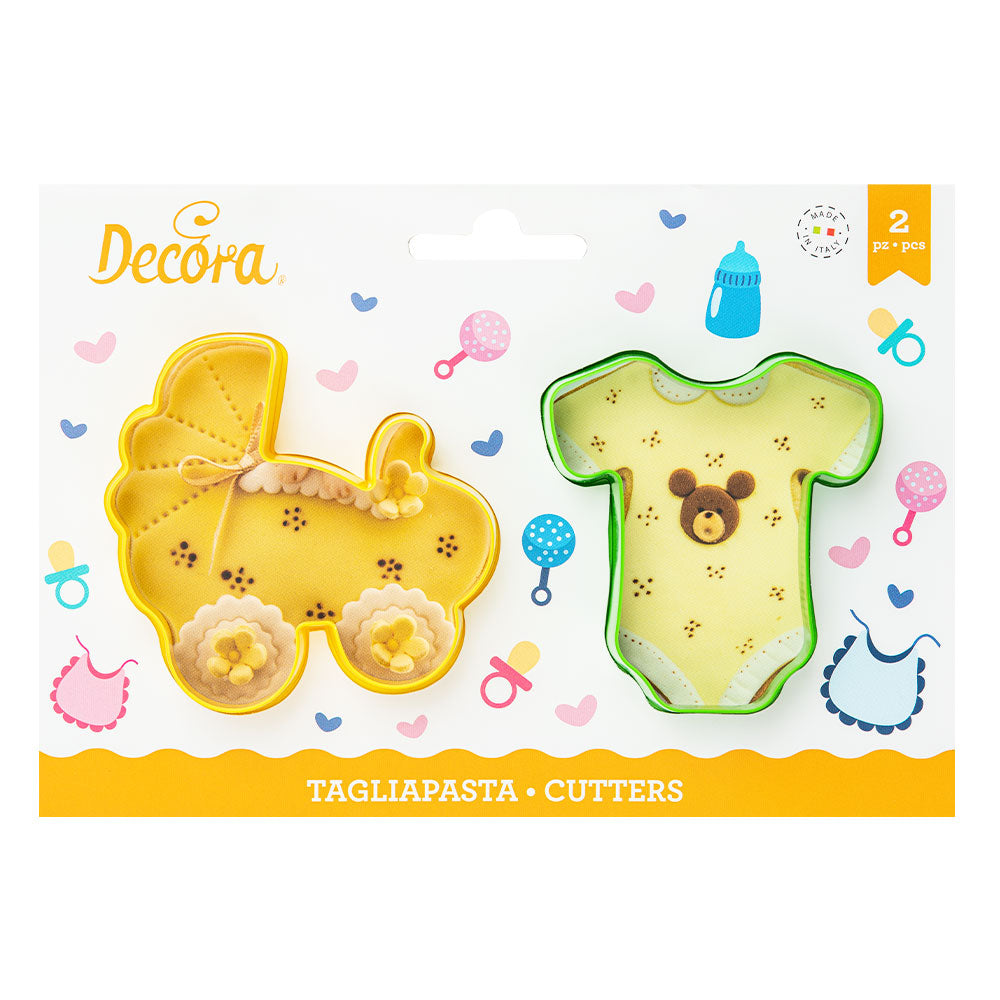Decora Babygrow & Pram Cookie Cutters