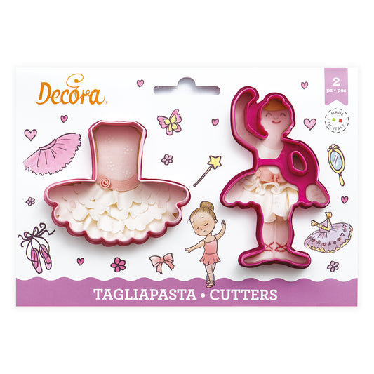 Decora Ballerina & Tutu Cookie Cutters