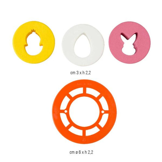 Decora Easter Mix & Match Cookie Cutter Set