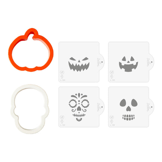 Decora Halloween Monsters Cookie Cutter and Stencil