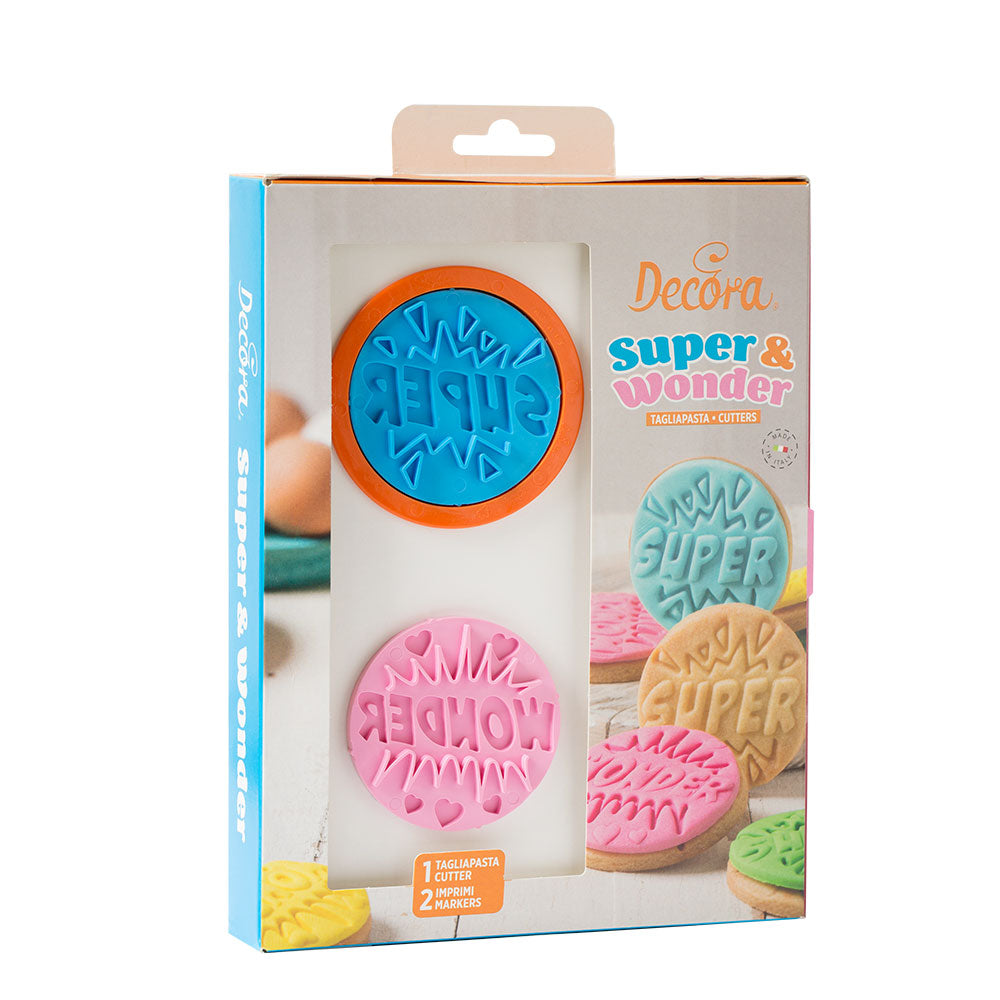 Decora Super Wonder Cookie Cutters & Stamps