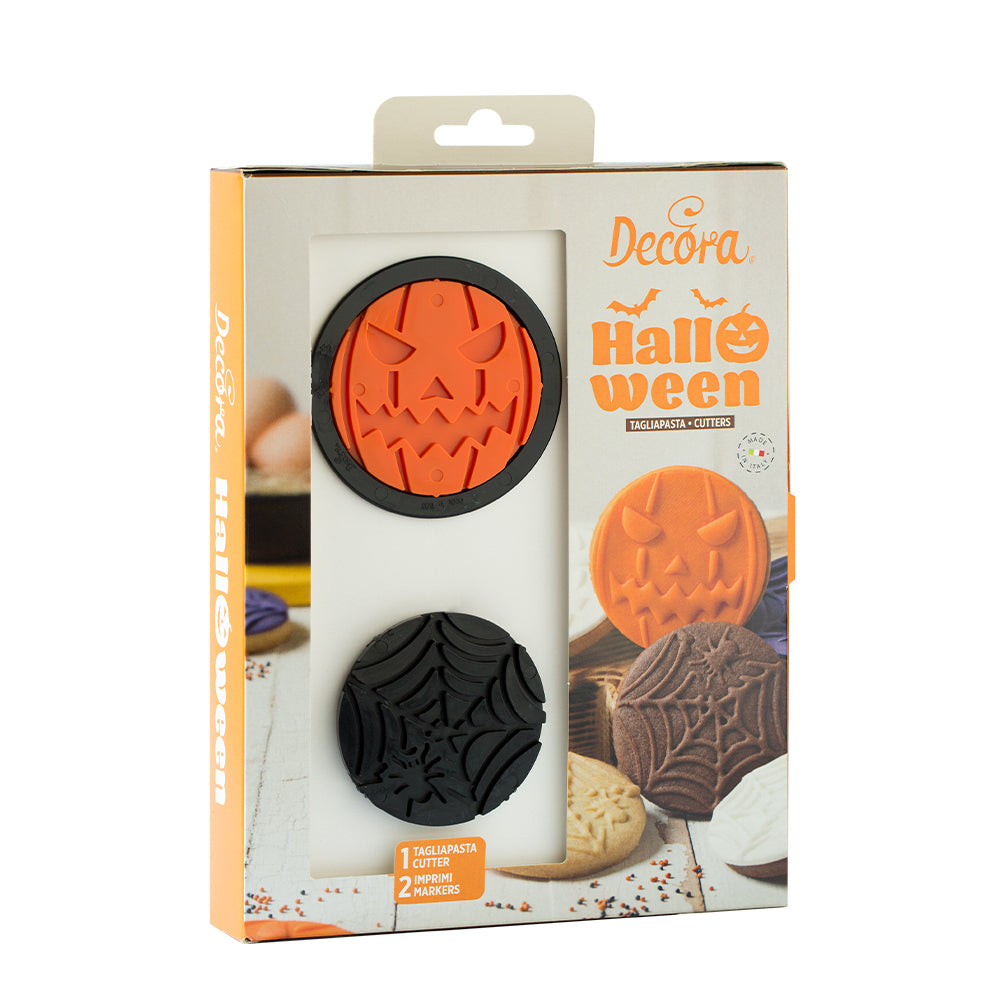 Decora Halloween Cookie Cutter and Stamp Set