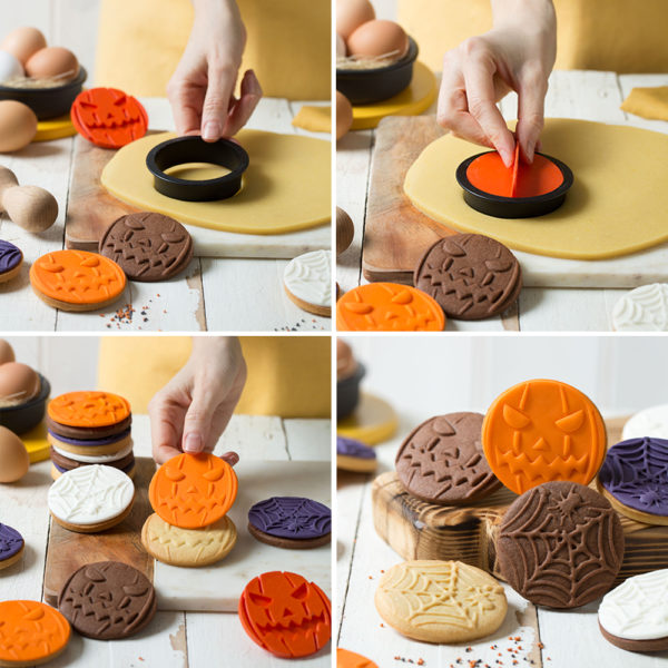 Decora Halloween Cookie Cutter and Stamp Set