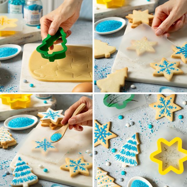 Decora Christmas Cookie Cutters & Stencils