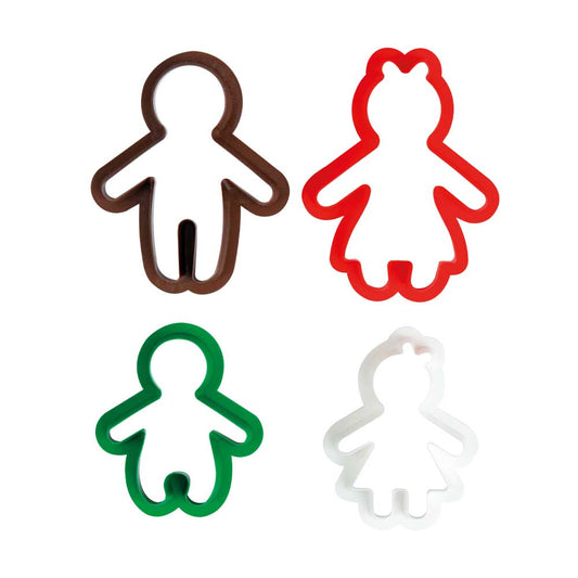 Decora Gingerbread Family Cookie Cutters
