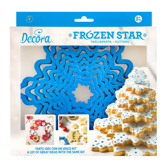 Decora Frozen Star Cookie Cutters Set