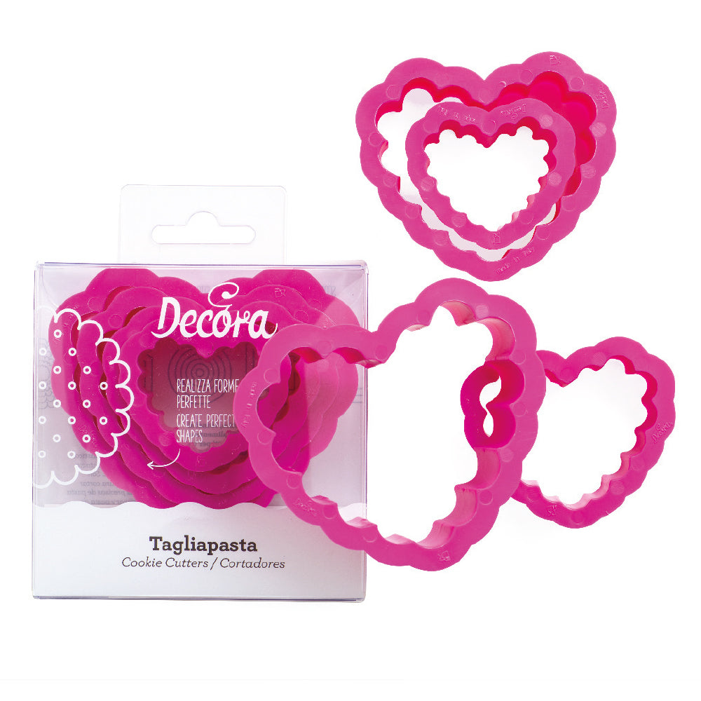 Decora Scalloped Heart Nesting Cutters