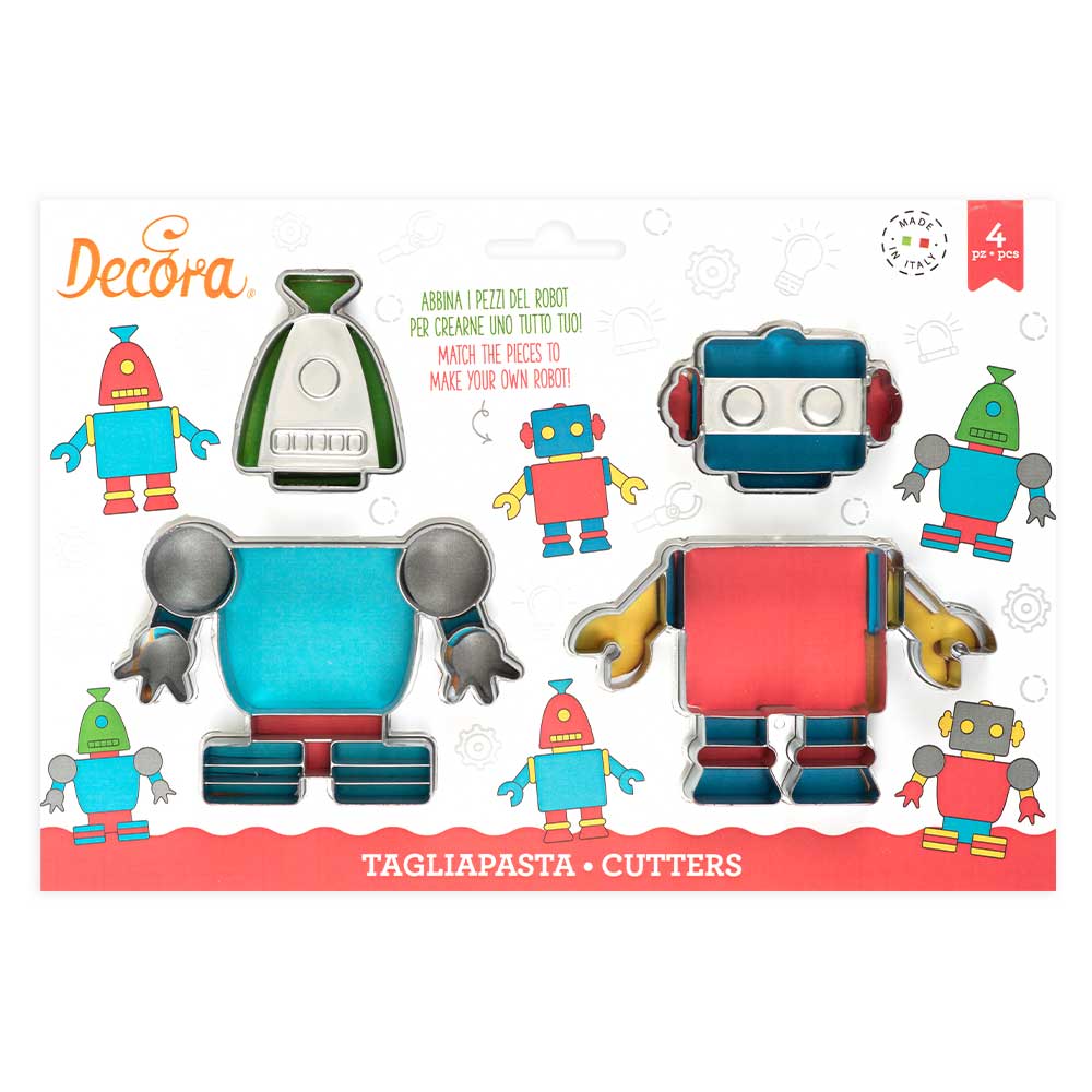 Decora Robot Cookie Cutter