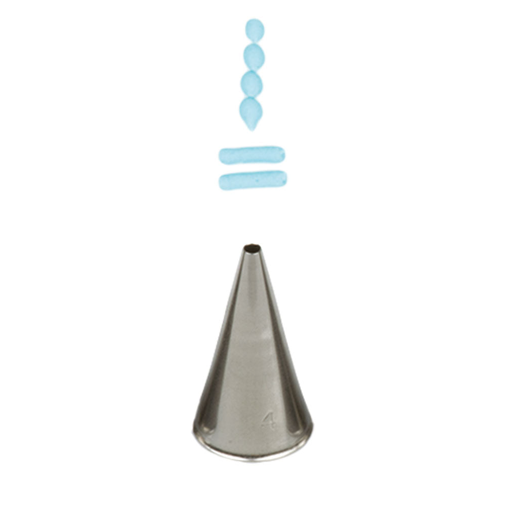 Decora Piping Tip Round 4