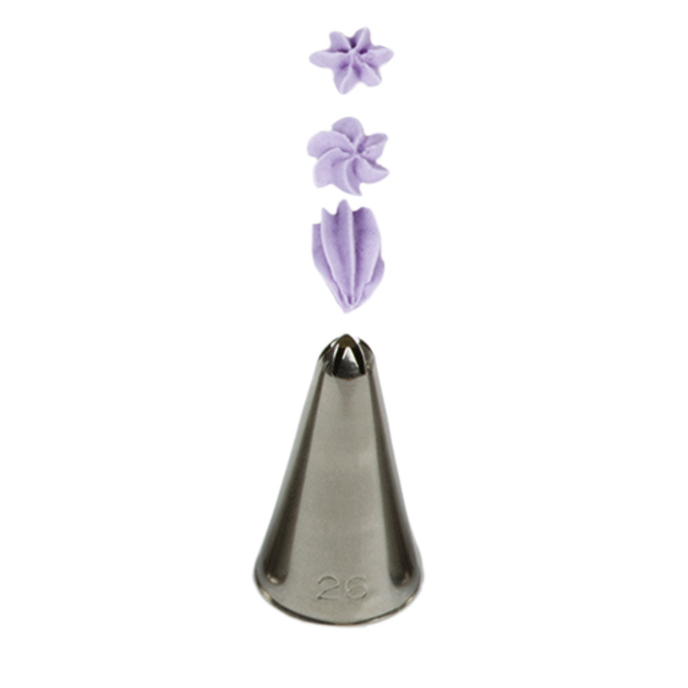 Decora Piping Tip Closed Star 26