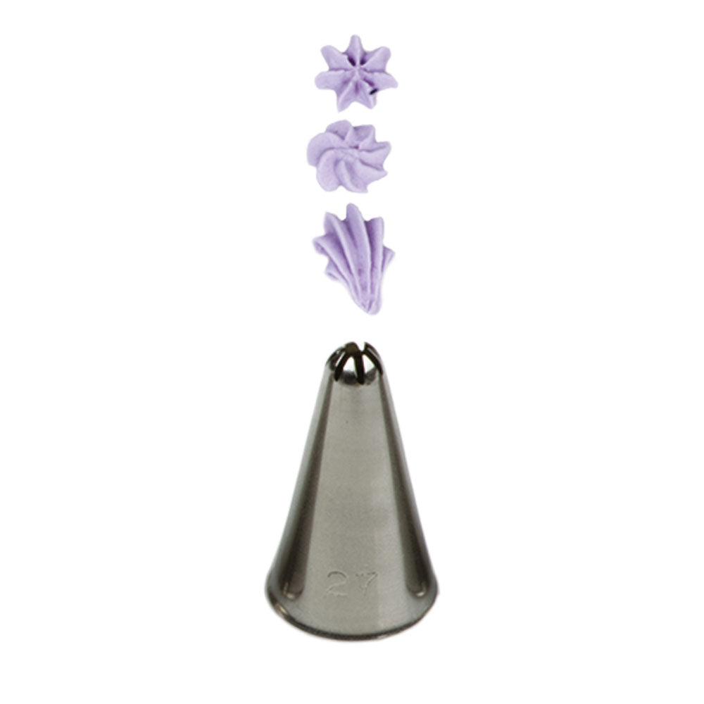 Decora Piping Tip Closed Star 27