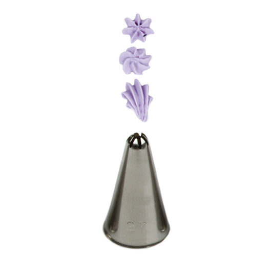 Decora Piping Tip Closed Star 27