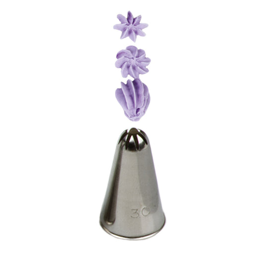 Decora Piping Tip Closed Star 30