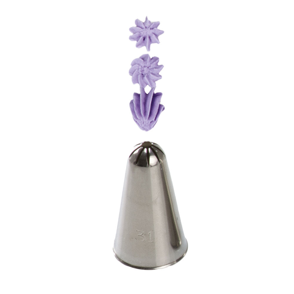 Decora Piping Tip Closed Star 31
