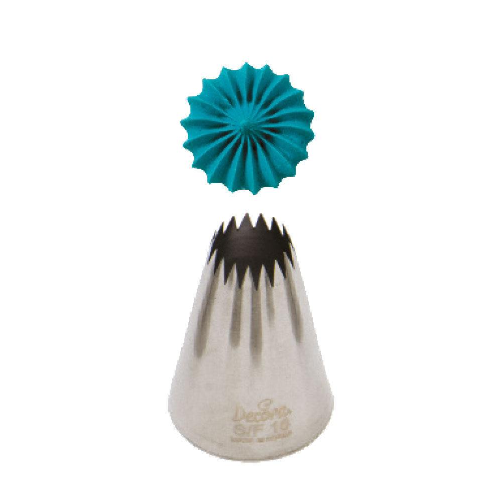 Decora Piping Tip Open Star 8B