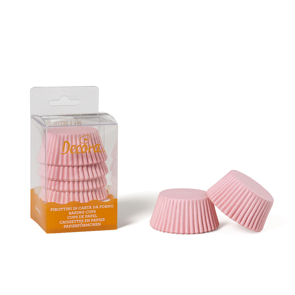 Decora Plain Cupcake Liners Light Pink
