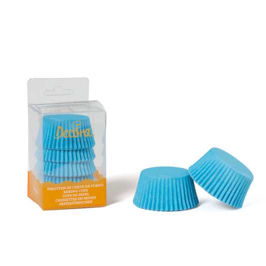 Decora Plain Cupcake Liners Sky Blue