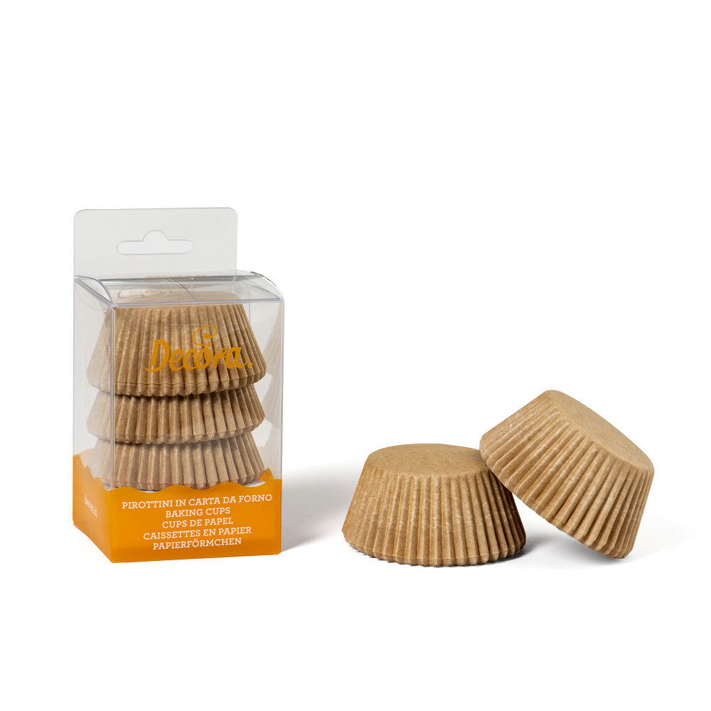 Decora Plain Cupcake Liners Beige