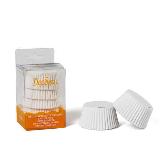 Decora Plain Cupcake Liners White
