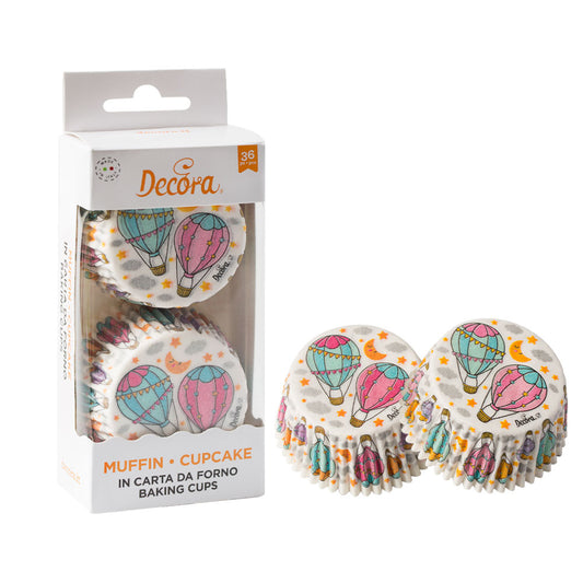 Decora Hot Air Balloon Cupcake Liners